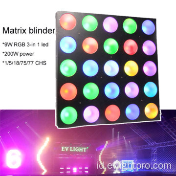 25 * 9W RGB LED matrix blinder